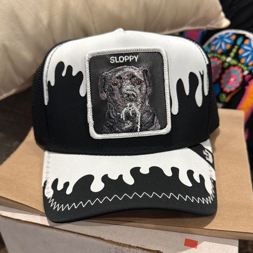 Black and White Trucker Hat